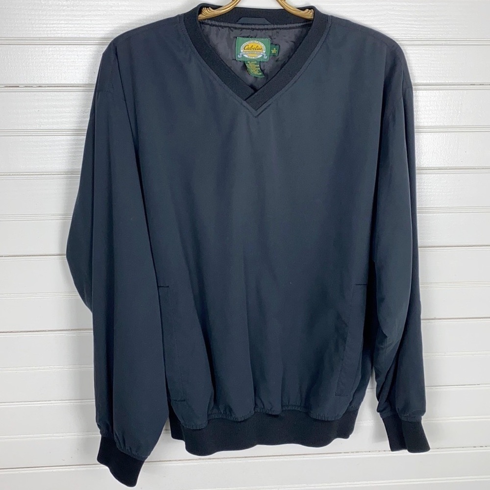 Cabela’s Men’s Black Lightweight Pullover Size Small